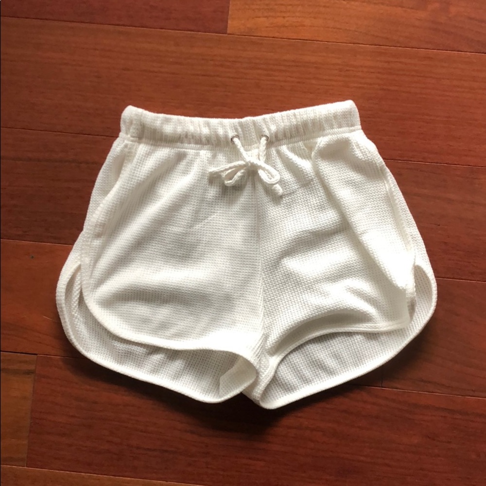 Princess Polly white shorts